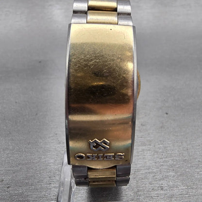 Seiko SQ Watch Men 36mm Brown Dial Gold Tone Daydate Round 0903-8159 New Battery7