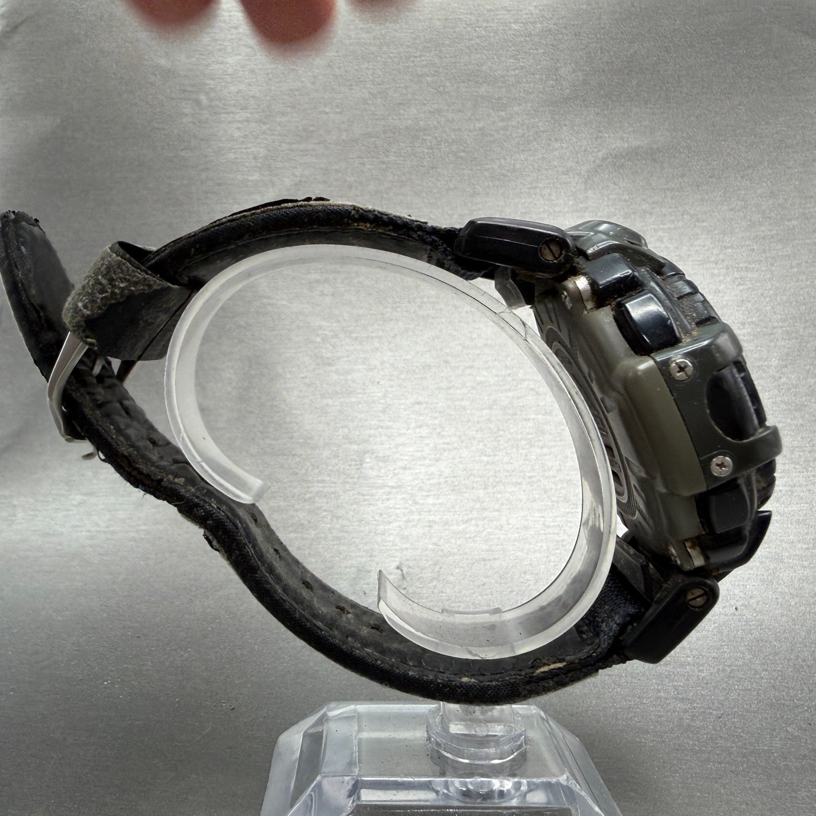 Casio Pathfinder PAG-40 Watch Men 53mm Digital Black Triple Sensor New battery F8
