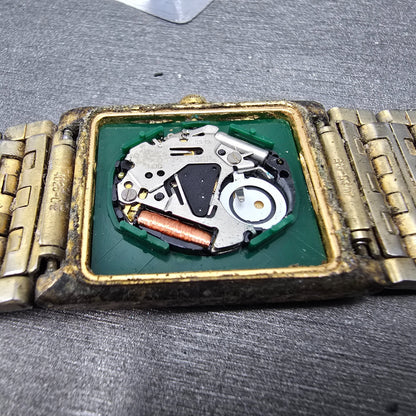 Seiko 7N01 Quartz Movement Works W/Case And Hands Vintage1
