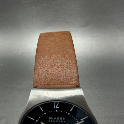 Skagen Grenen Watch Men 37mm Blue Dial Silver Tone Round SKW6852 New battery4