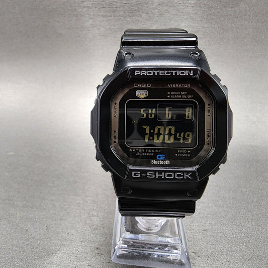 Casio G-Shock GB-5600AA Watch Men 43mm Digital Black Tone Bluetooth New Battery