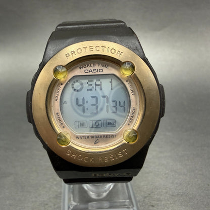 Casio Baby-G Watch Women 37mm Digital Brown&Gold Alarm Chrono BG-1300G New Batt0