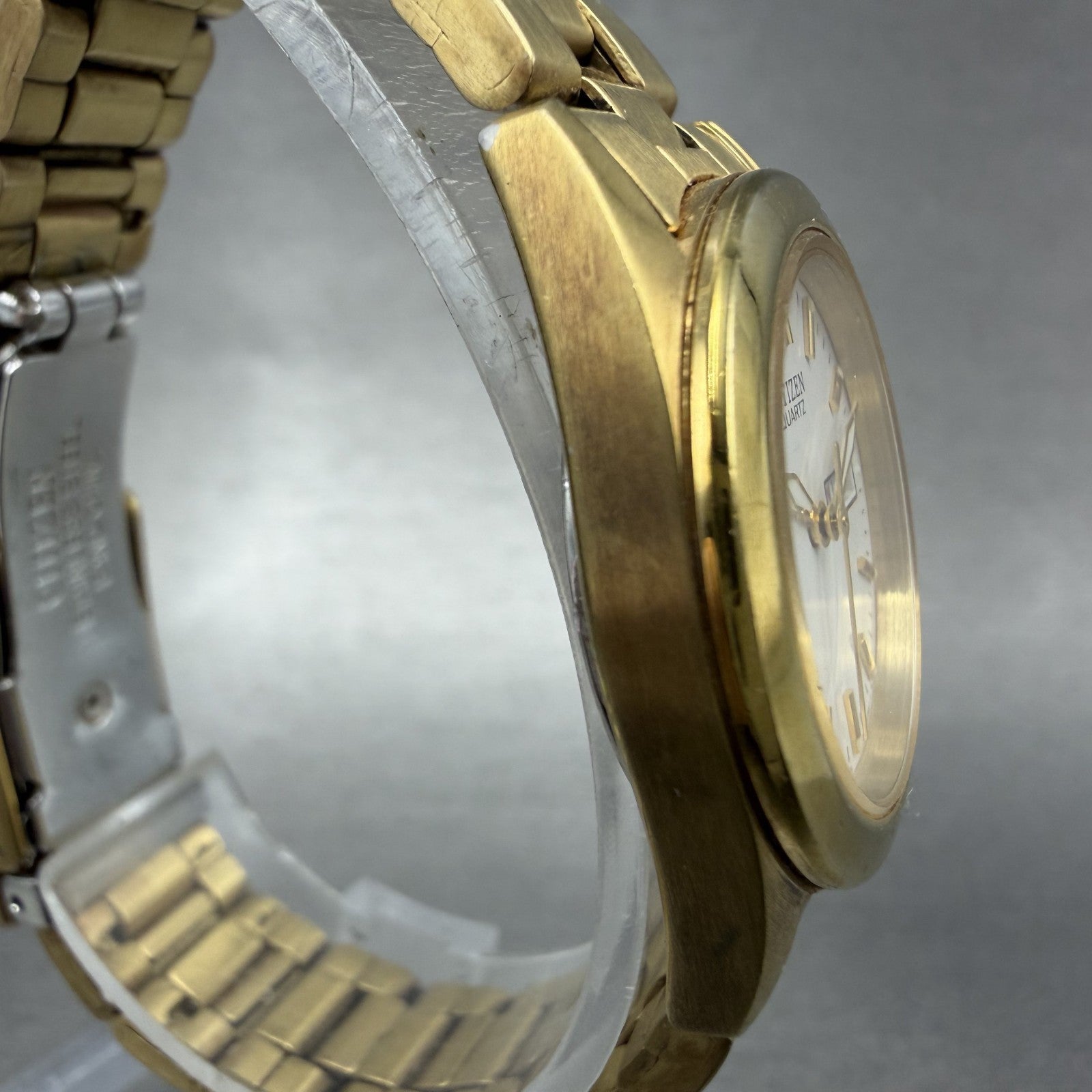 Citizen Watch Women 26mm White Dial Gold Tone Daydate 1002-S066832 New Battery3