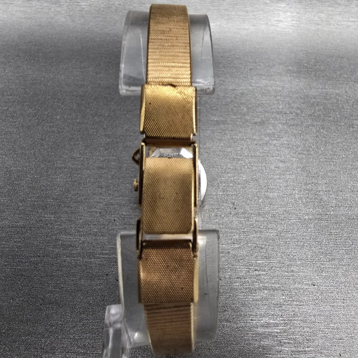 Seiko Watch Women 19mm Gold Dial Gold Tone Round 1400-0079 New Battery Vintage o7