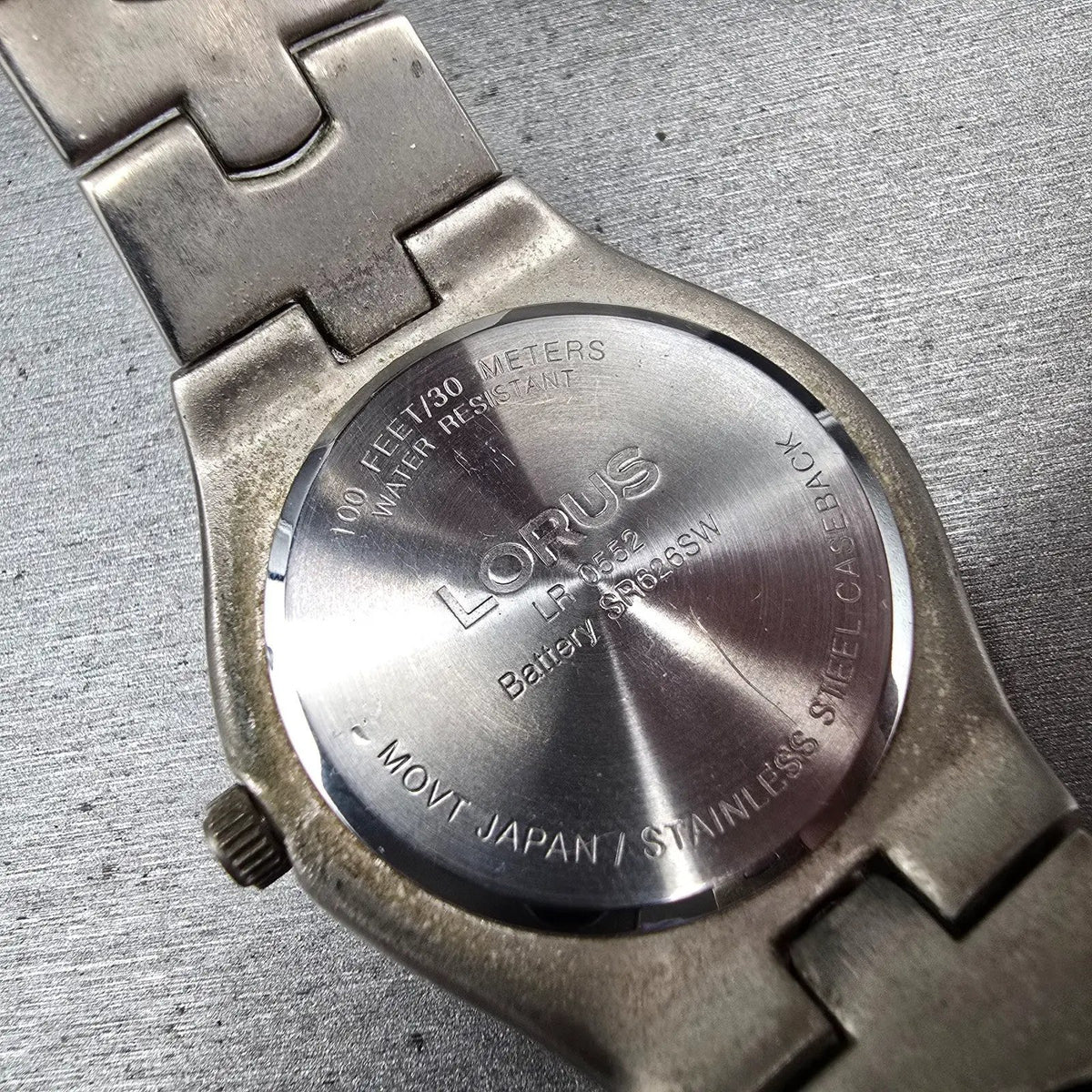 Lorus Watch Men 40mm Blue Dial Silver Tone Date Round LR0552 New Battery9