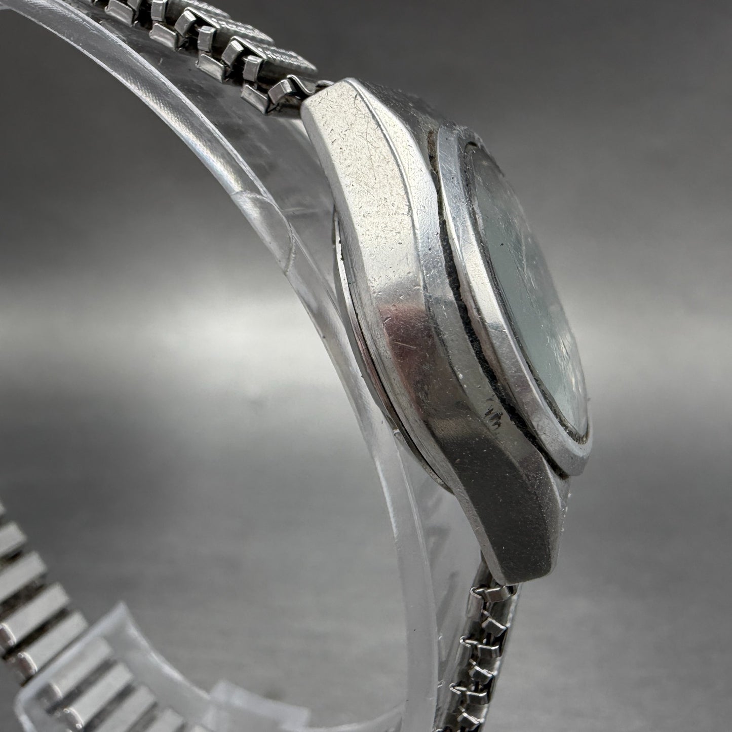 Seiko Watch Women 25mm Green Dial Silver Tone Daydate 2623-0070 New Battery3