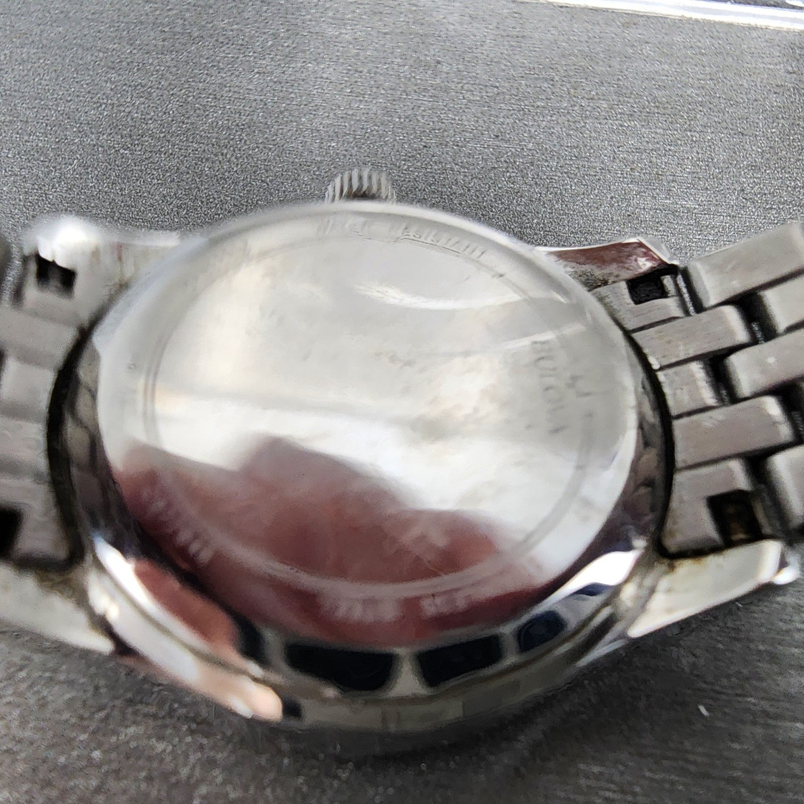 Bulova Diamond Watch Women 34mm MOP Heart Dial Silver Tone 96P182 New Battery9