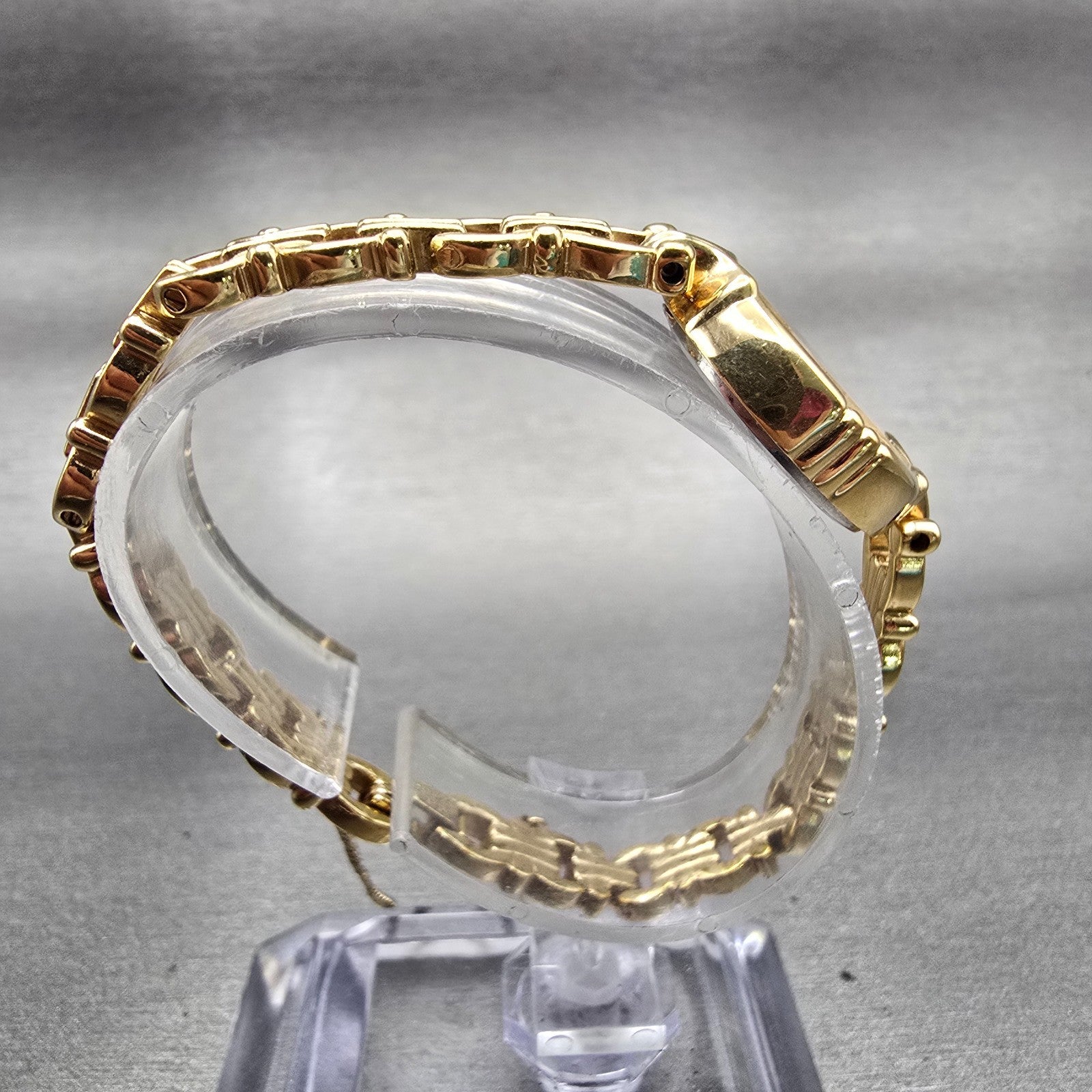 Seiko Watch Women 20mm Gold Dial Gold Tone Round 2320-6099 New Battery Vintage8