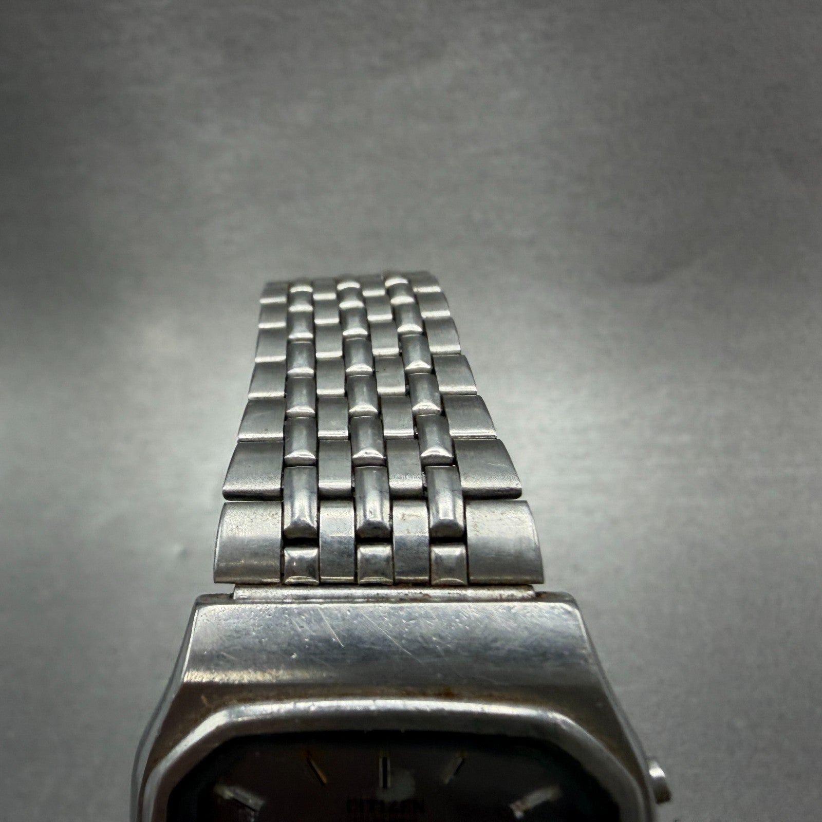 Citizen CQ Analgo Digital Watch Men 32mm Gray Dial Silver Tone 8950-084071 PARTS5