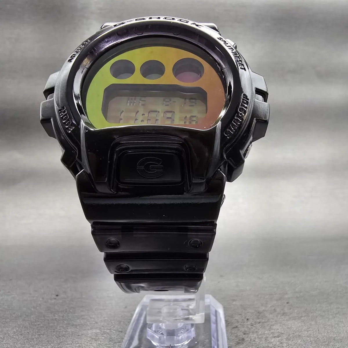 Casio G-Shock DW-6900SP Watch Men 51mm Gold Dial Black Chrono Alarm New Battery5