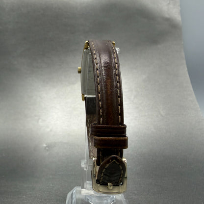 Hamilton Tank Watch Women 18mm Gray Dial Gold Tone Rectangle New Battery7