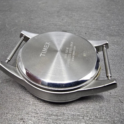 Timex Prepetual Calendar Watch Men 37mm Gray Dial Silver Tone Daydate PARTS11