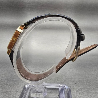 Seiko Tank Watch Women 18mm White Dial Gold Tone Rectangle 2C20-6500 New Battery6