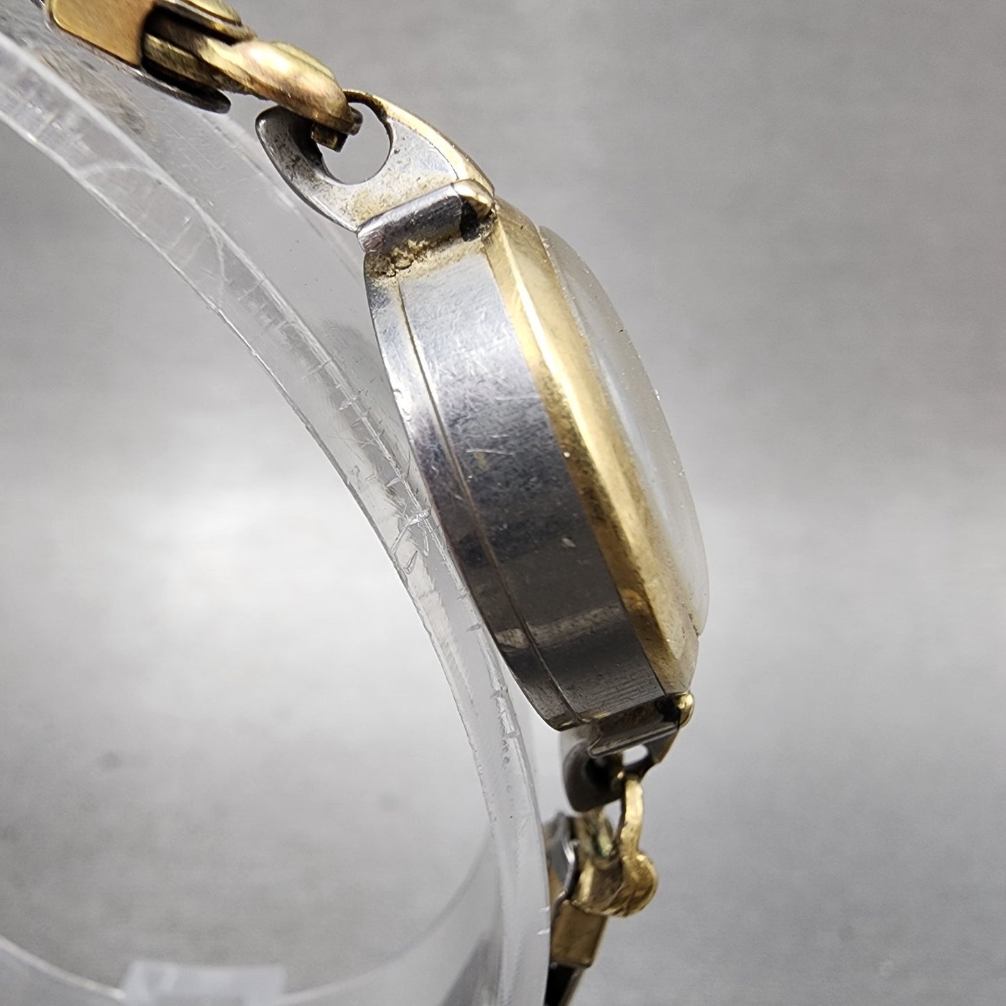 Eterna Matic Watch Women 21mm Cream Dial Gold Tone Automatic PARTS Vintage4