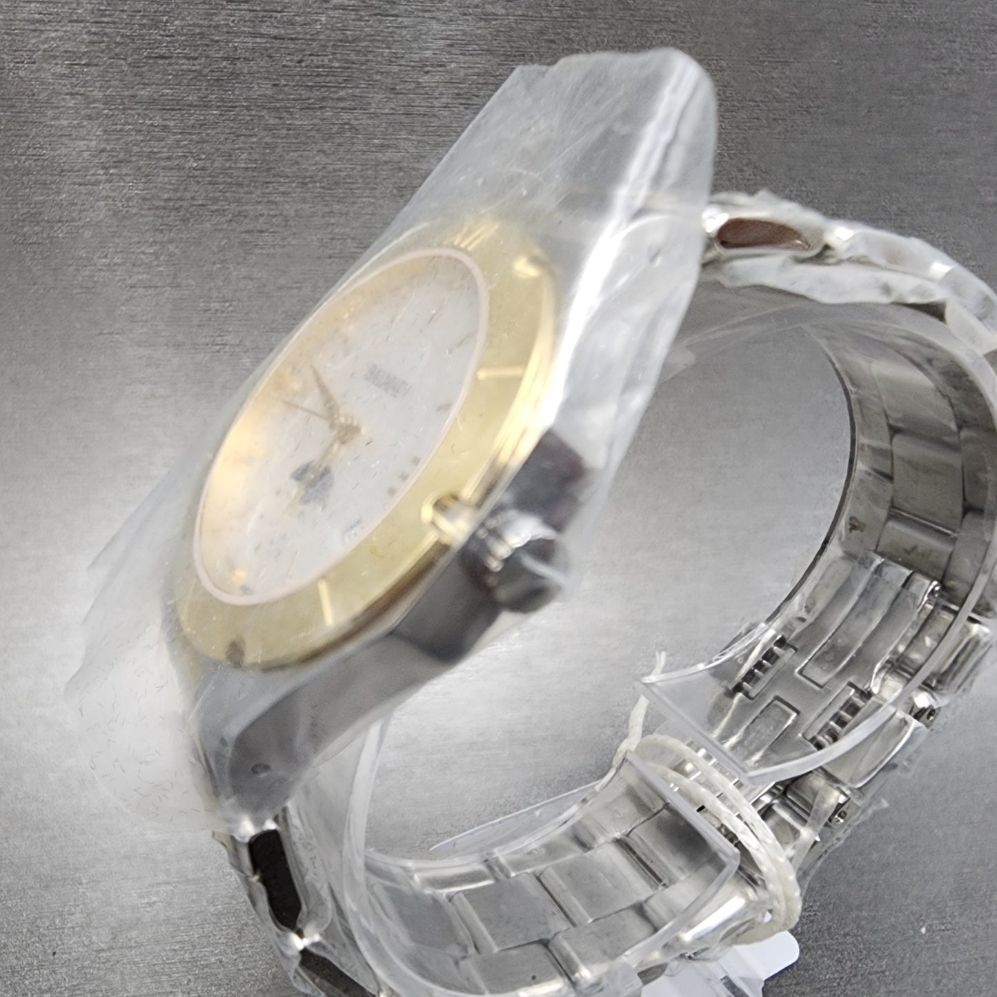 Balmain Moonphase Watch Women 33mm White Dial Two Tone Date Round Diamonds2