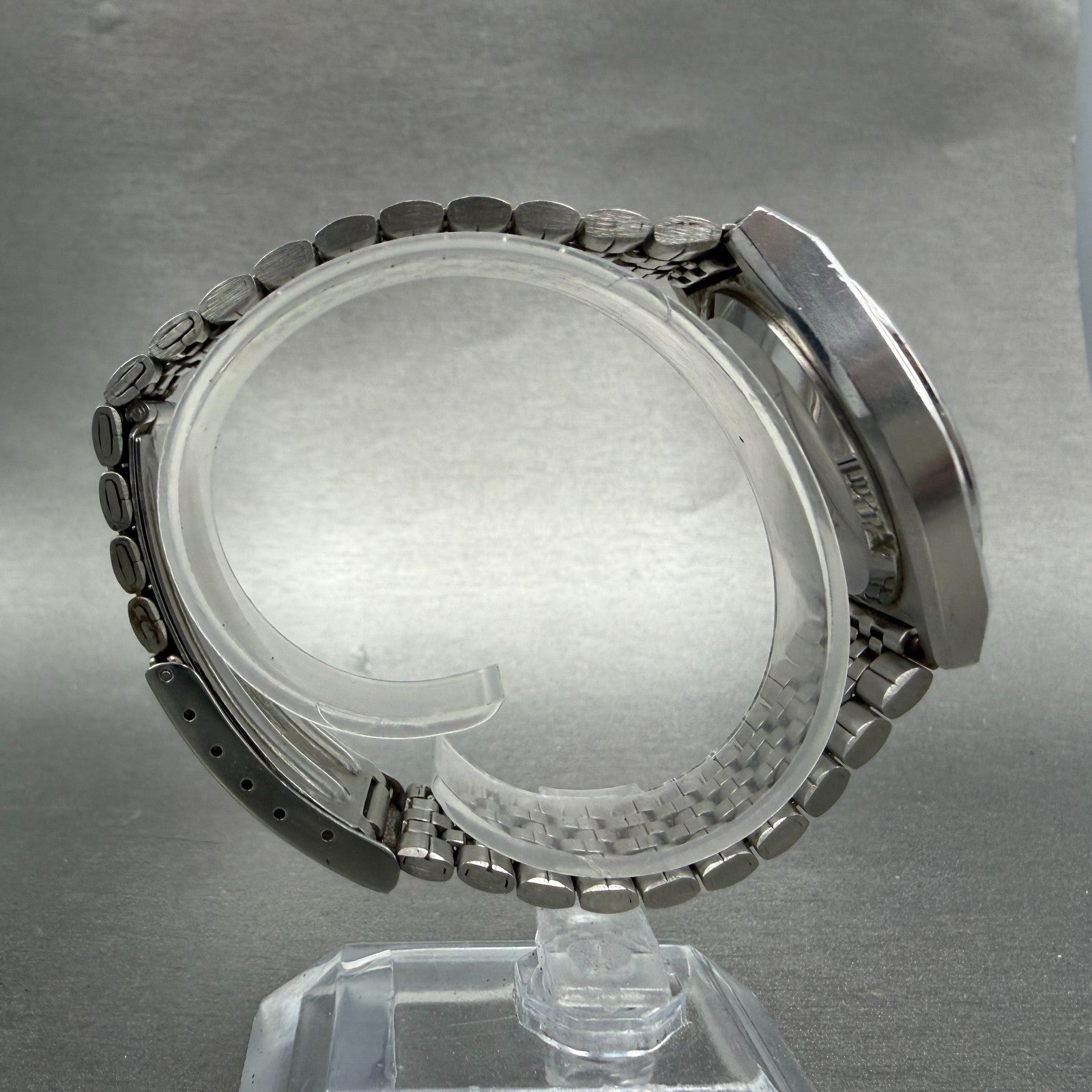 Seiko King Quartz Watch Men 35mm Silver Dial Steel Daydate 9723-8030 New Battery8