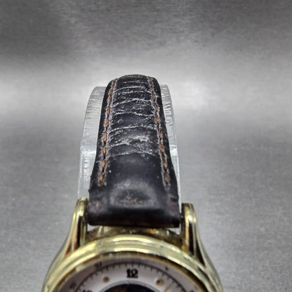 Timex Sun & Moon Watch Women 25mm White Dial Gold Tone Date Round New Battery4