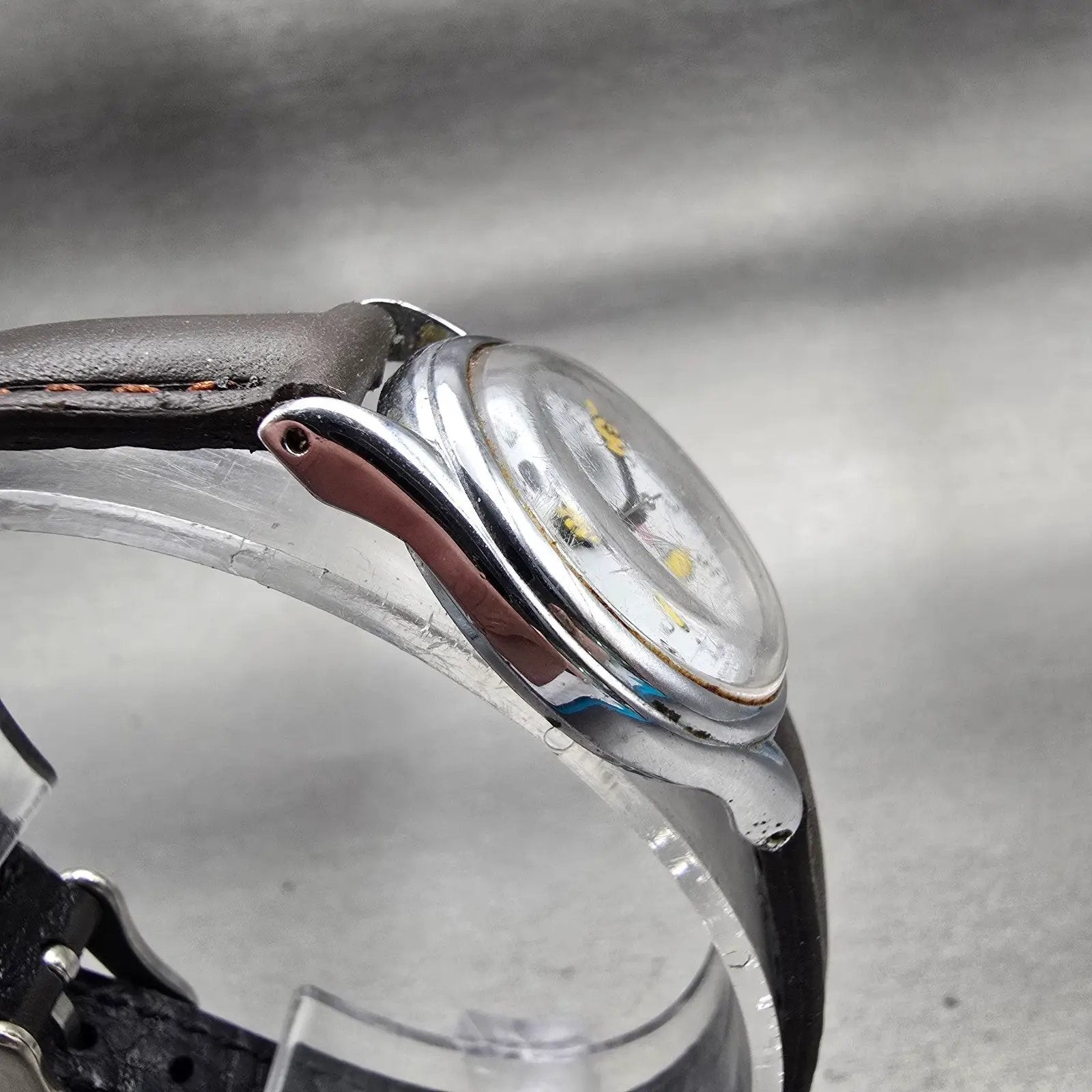 Lorus Mickey Mouse Watch Women 26mm White Dial Silver Tone V515-6080 New Battery3