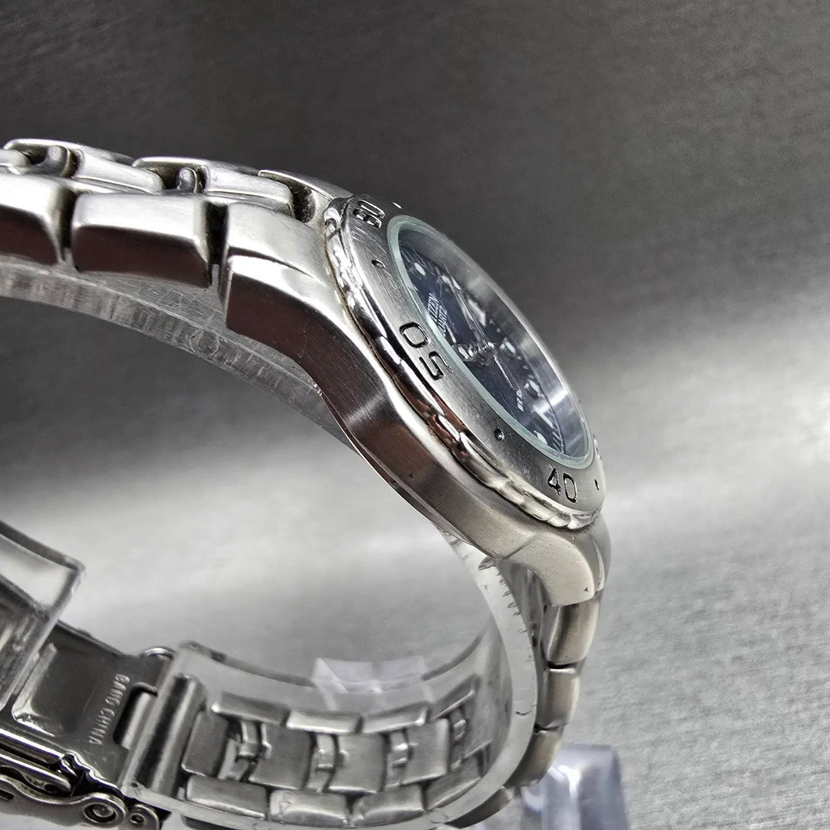Citizen Watch Women 26mm Blue Dial Silver Date Round 1012-S92316 New Battery JP3