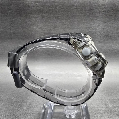 Casio Baby-G BG-169R Watch Women 42mm Silver Gray Chrono Alarm Round New Battery8