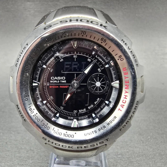 Casio G-Shock G-700D Watch Men 45mm Steel Analog Digi Alarm Chrono New Battery0