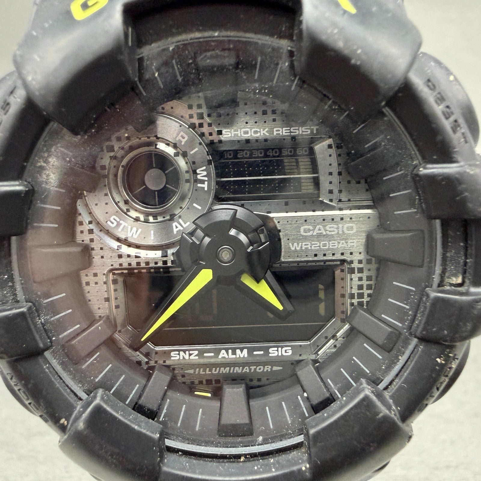 Casio G-Shock GA-700DC Watch Men 53mm Analog Digital Black Alarm Chrono NewBat1