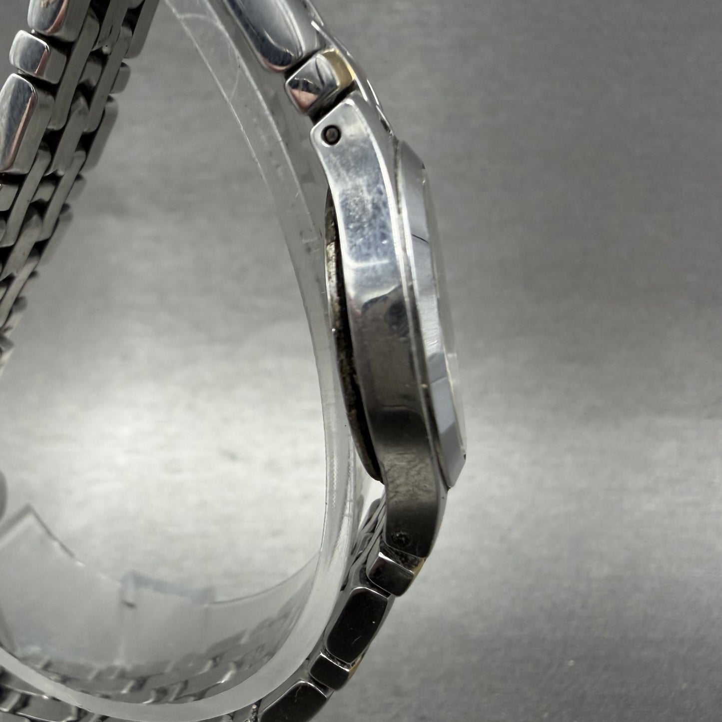 Movado Museum Watch Women 24mm Black Dial Two Tone Round 81-E4-1832 New Batt3