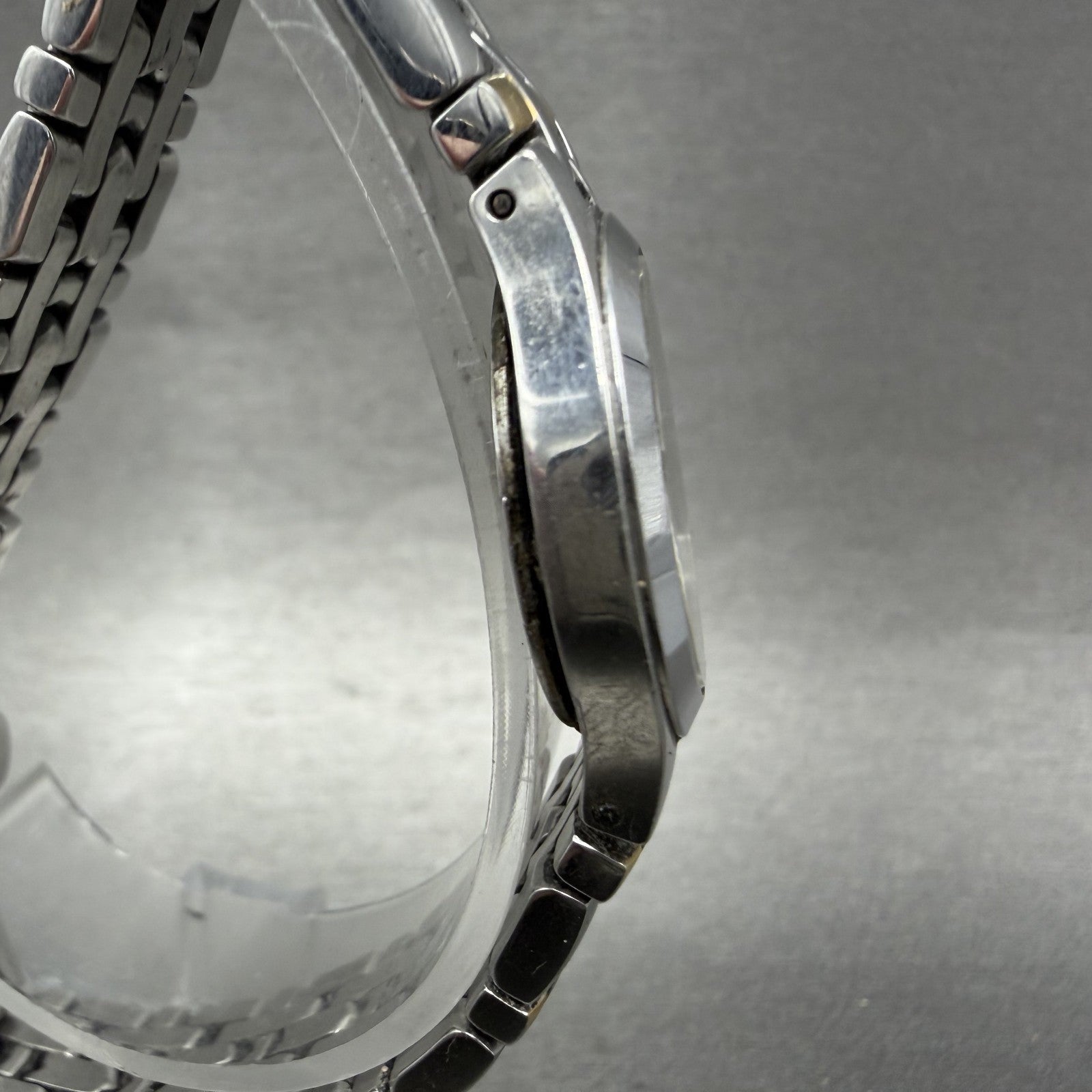 Movado Museum Watch Women 24mm Black Dial Two Tone Round 81-E4-1832 New Batt3