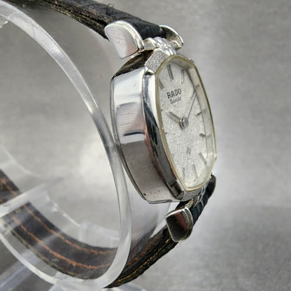 Rado Watch Women 20mm Silver Dial Silver Tone Round New Battery3