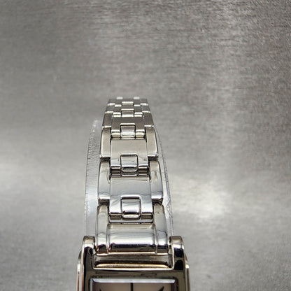 Seiko ALBA Ingenu Tank Watch Women 17mm MOP Dial Silver Tone Rectangle New Batt4