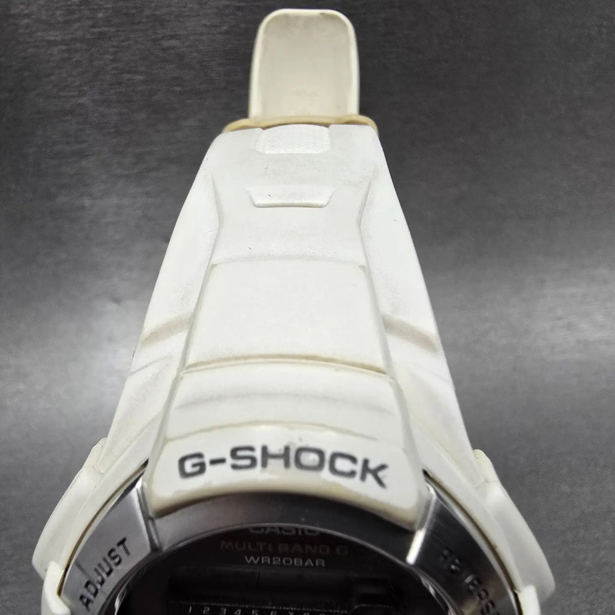 Casio G-Shock GW-M850 Watch Men 42mm White Alarm Chronograph Digital Solar RunsK4