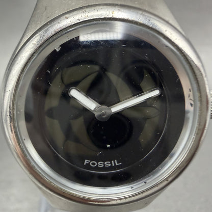 Fossil Big Tic Watch Women 31mm Black Dial Steel Round JR-7873 New Battery1