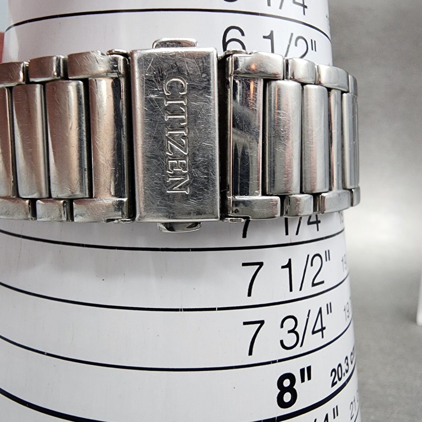 Citizen EcoDrive Tank Watch Women 26mm White Dial Silver Tone Date Runs13