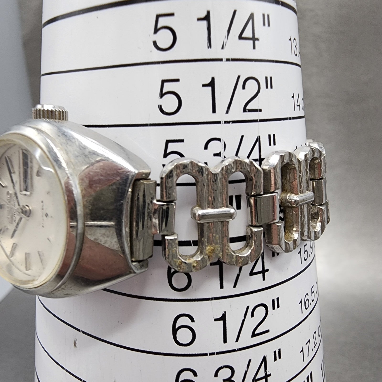 Seiko Automatic Watch Women 24mm Silver Dial Silver Tone Daydate 27060090 Runs10