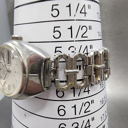 Seiko Automatic Watch Women 24mm Silver Dial Silver Tone Daydate 27060090 Runs10