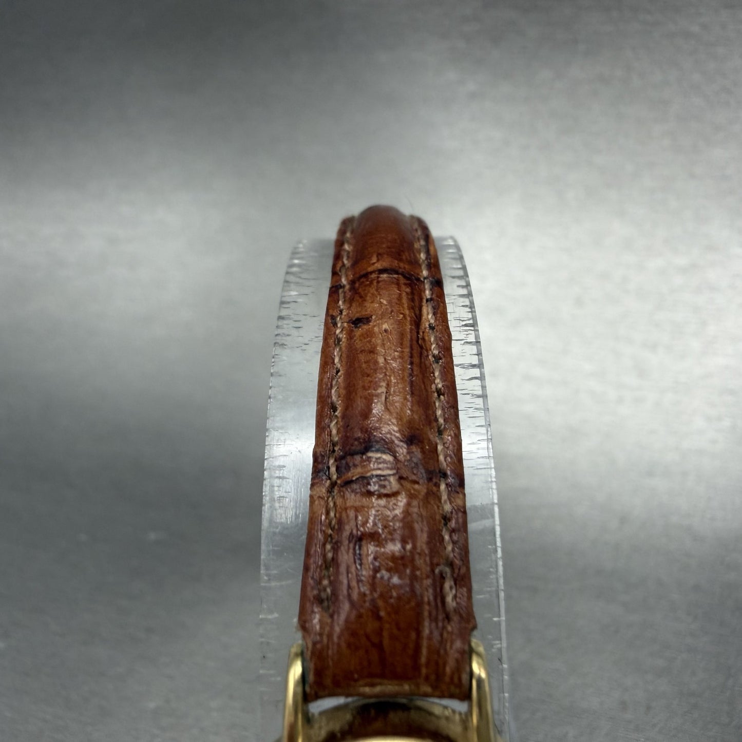Seiko Watch Women 19mm Gold Dial Gold Tone Round 5420-0019 New Battery VTG4