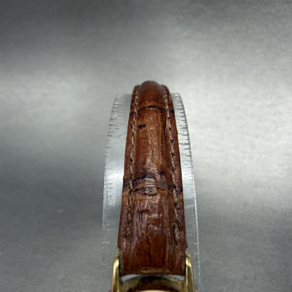 Seiko Watch Women 19mm Gold Dial Gold Tone Round 5420-0019 New Battery VTG4