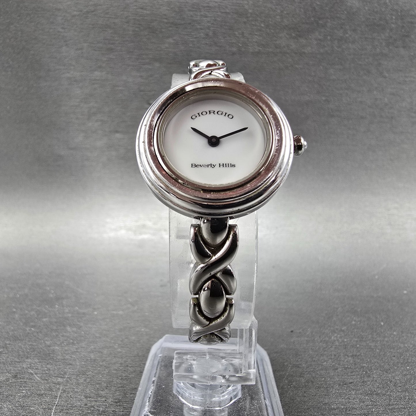 Giorgio Beverly Hills watch Women 26mm White Dial Silver Interchangeable Bezel5