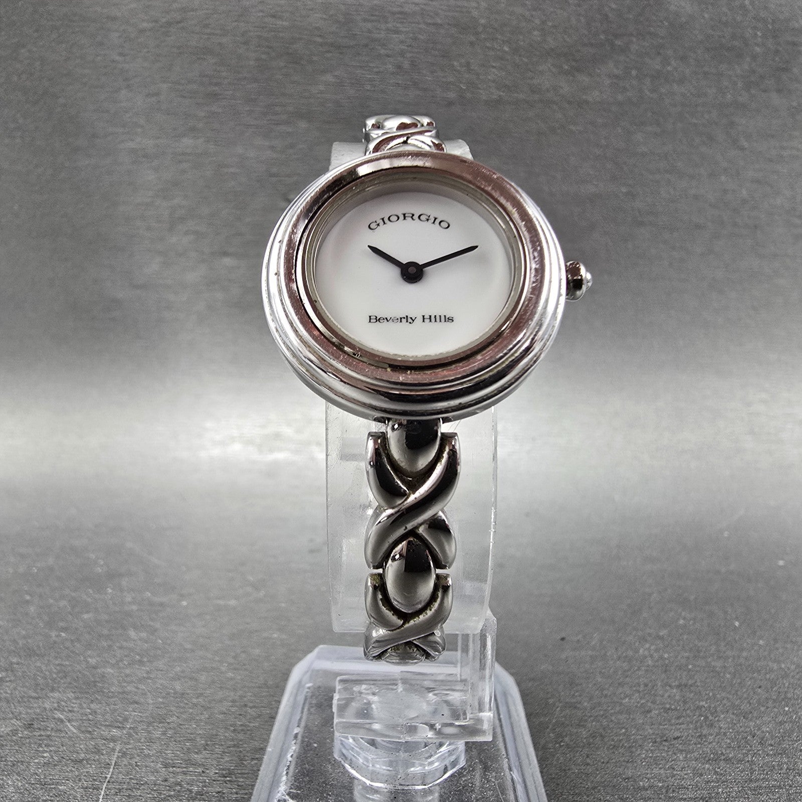 Giorgio Beverly Hills watch Women 26mm White Dial Silver Interchangeable Bezel5