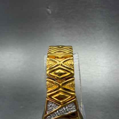 Seiko Watch Women 17mm Champagne Dial Gold Tone Oval V400-6559 VTG New Battey4
