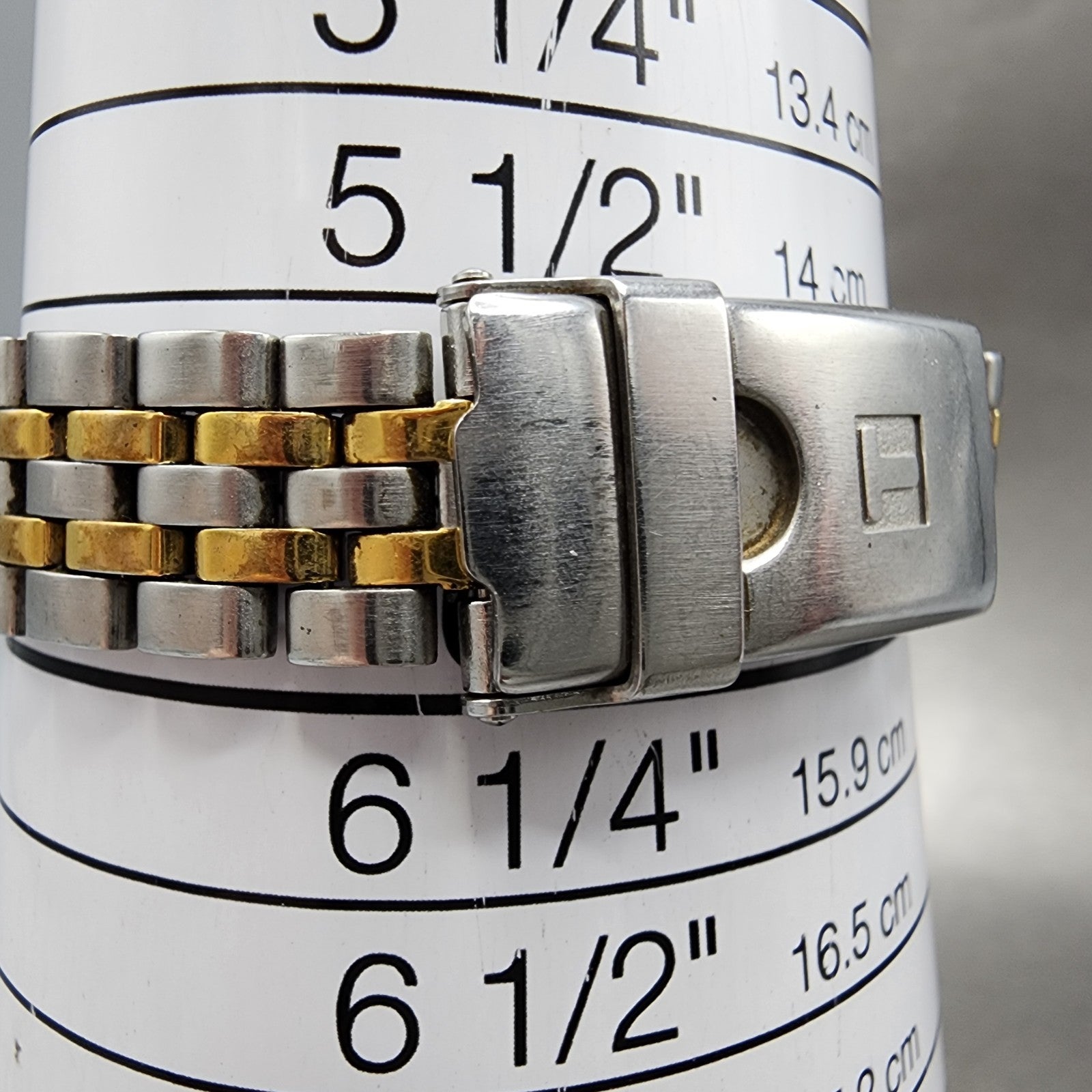 Tissot PR 100 Diver watch Women 28mm White Dial Two Tone Date New Battery10