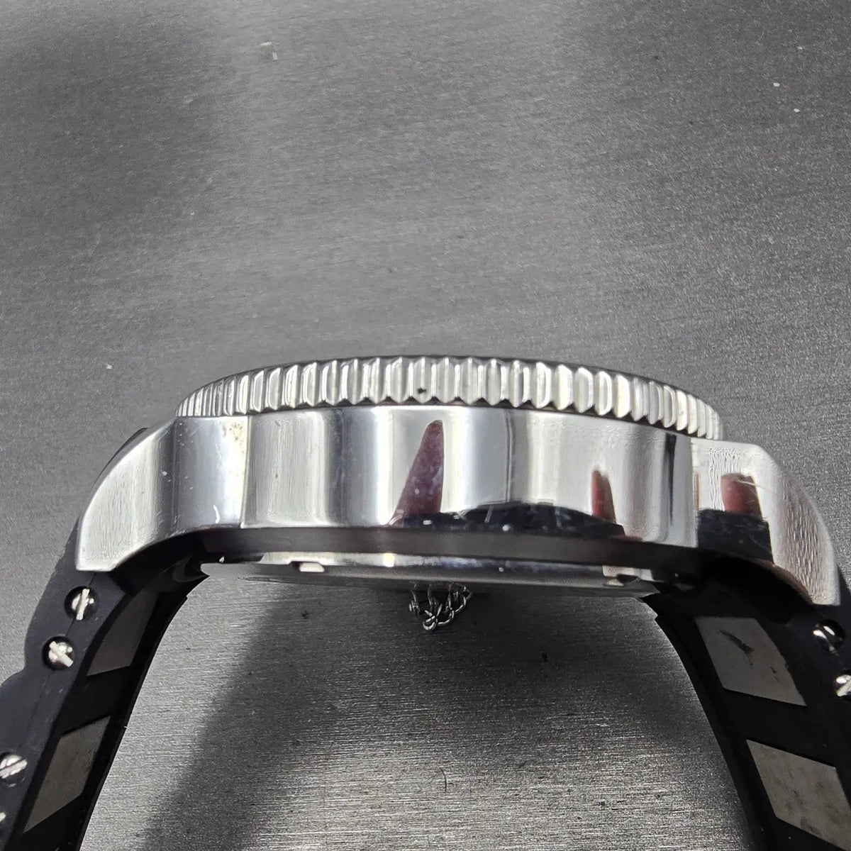 Invicta I-Force Dive Watch Men 51mm Black Dial Silver Date 12963 READ!! New Batt5