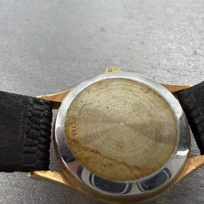 Wittnauer Pegasus Watch Women 24mm Gold Dial Gold Tone Round New Battery9
