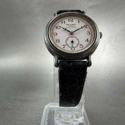 Seiko The League Watch Women 25mm White Dial Fine Silver 2G38-0A20 New Battery5
