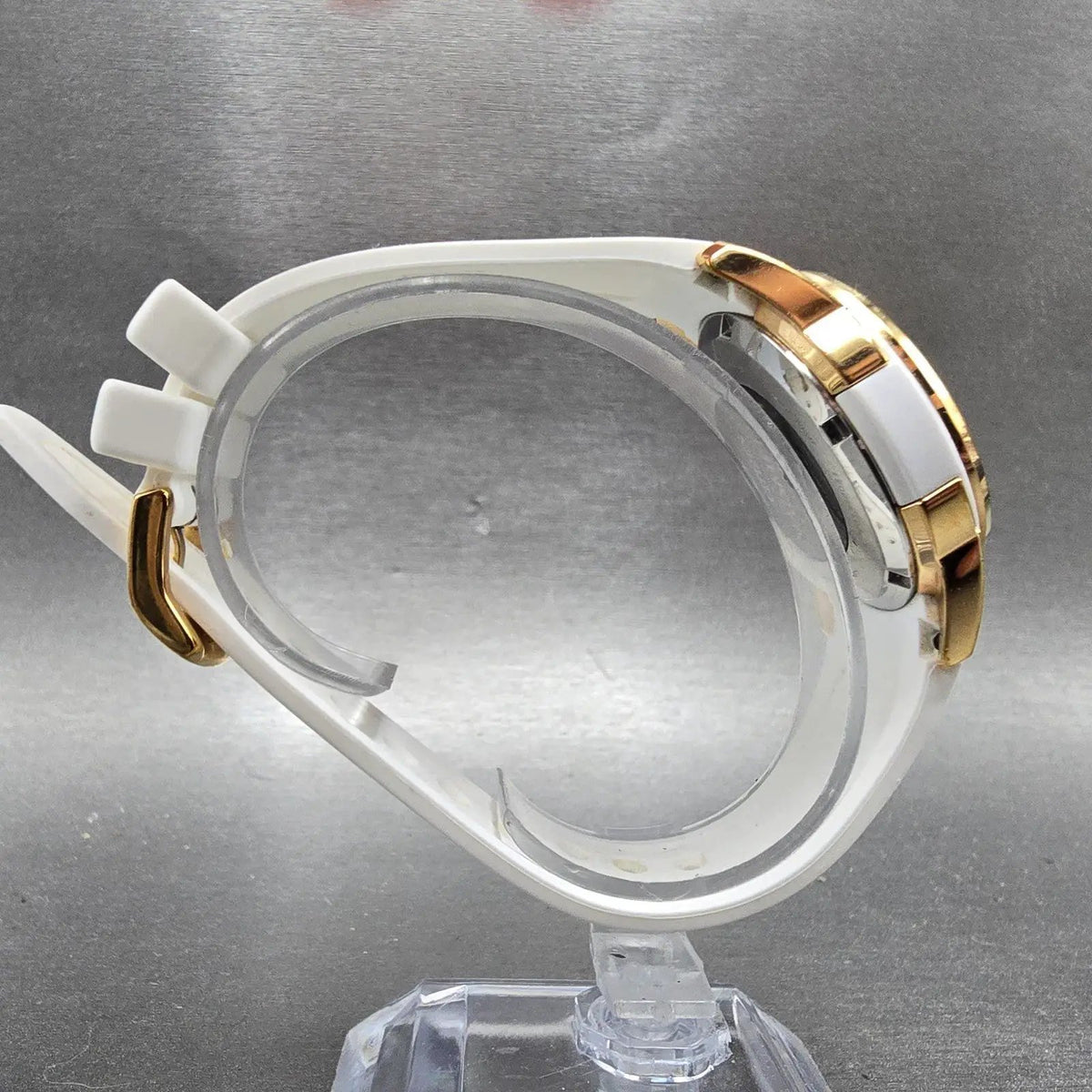 Citizen Eco-drive Veya Watch Women 38mm White Dial Gold Tone Date Round Works8