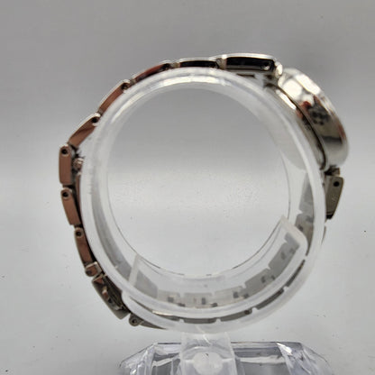 Seiko Watch Women 21mm White Dial Silver Tone Round 1N01-0PK0 New Battery