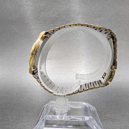 Seiko Dolce Watch Men 32mm Champagne Dial Gold Tone 5s216011 New Battery READ!!6