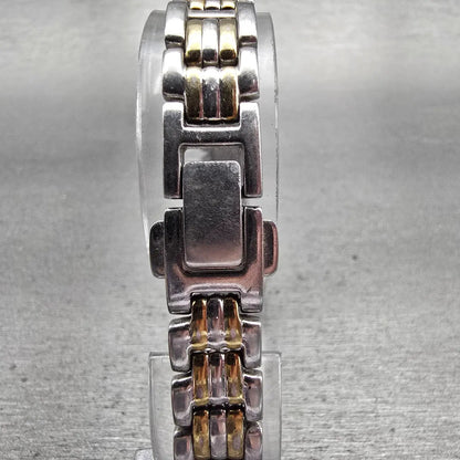 Citizen Eco-Drive Watch Women 17mm MOP Dial Silver Tone Gemmed B023-S039214 Runs7