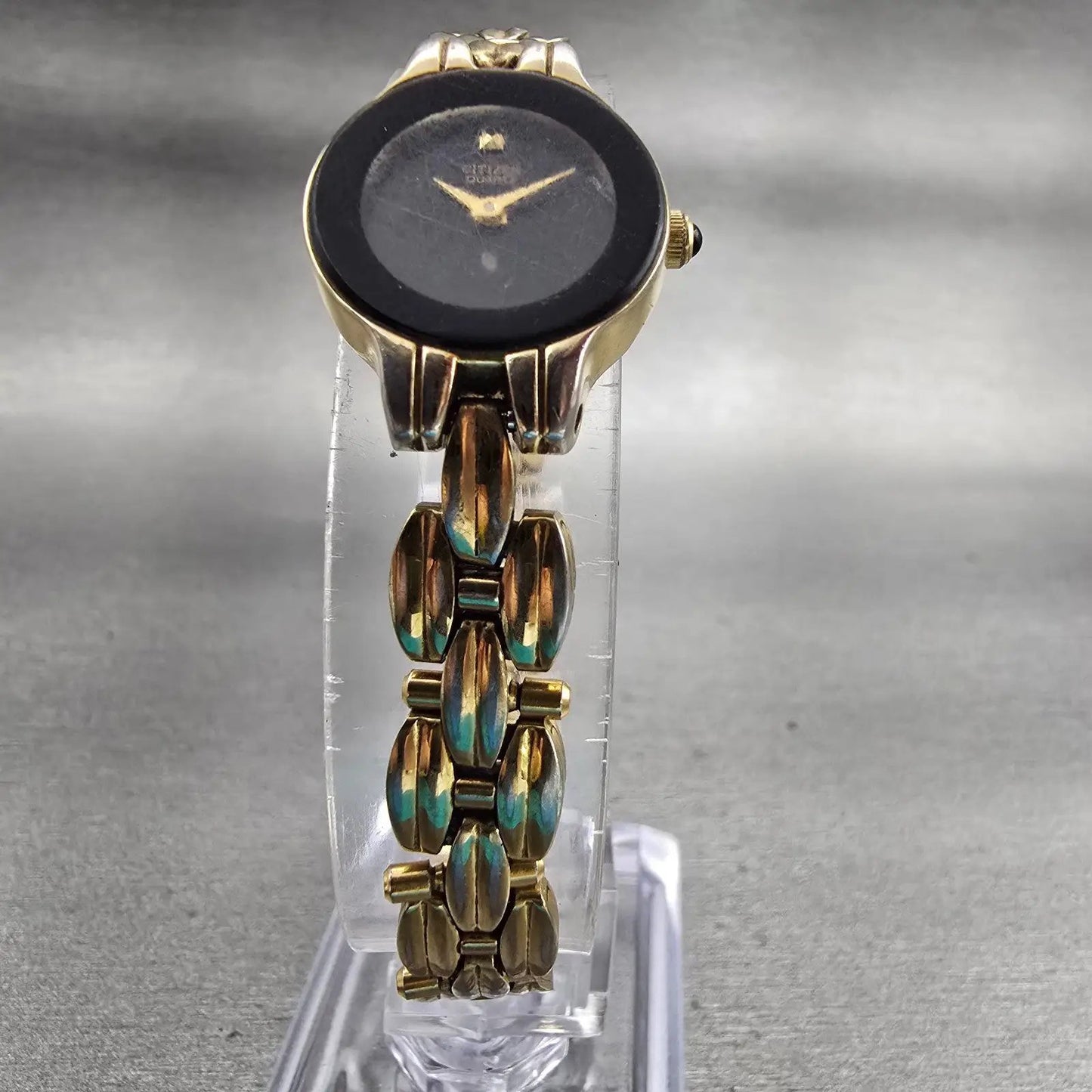 Citizen CQ Watch Women 20mm Black Dial Gold Tone Round 3220-S23306 New Battery5