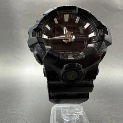 Casio G-Shock GA-700 Watch Men 53mm Analog Digital Black Alarm Chrono New Batt L5